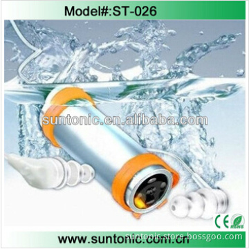 Hotselling Waterproof MP3 Player with FM and Aluminum Shell